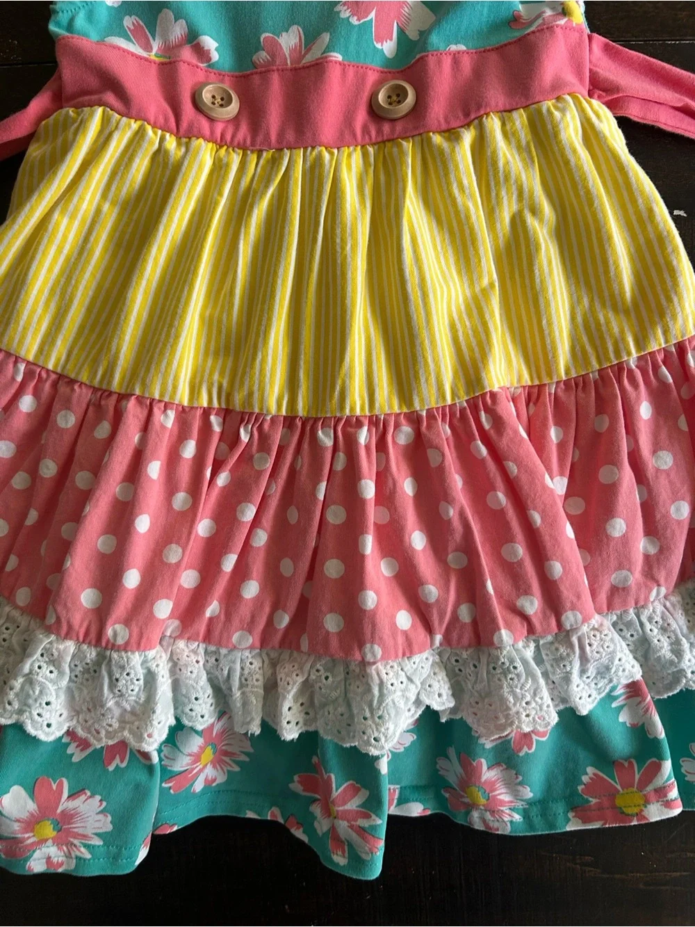 Boutique-style Tiered Ruffle Dress